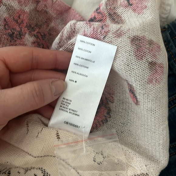 Free People A Bit Of This Shirt lace floral - Picture 10 of 14